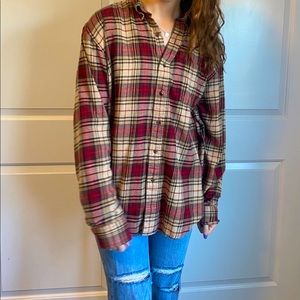 vintage G.L. Bass flannel size: L